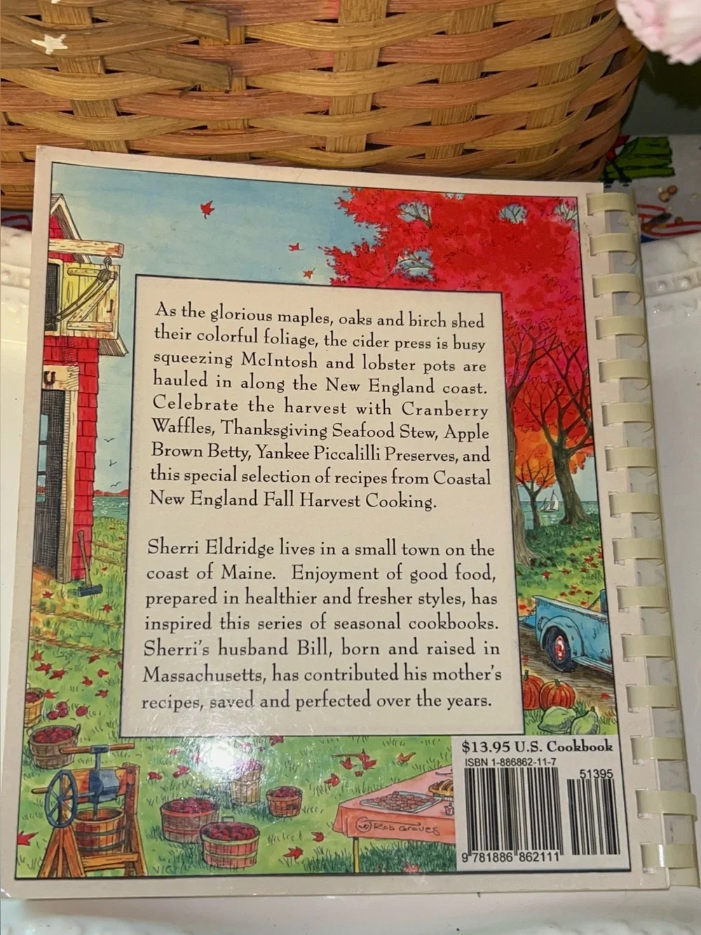 Coastal New England Fall Harvest Cooking Cookbook